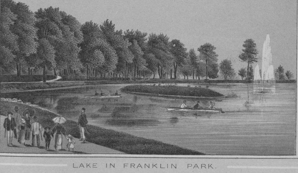 lake at franklin park
