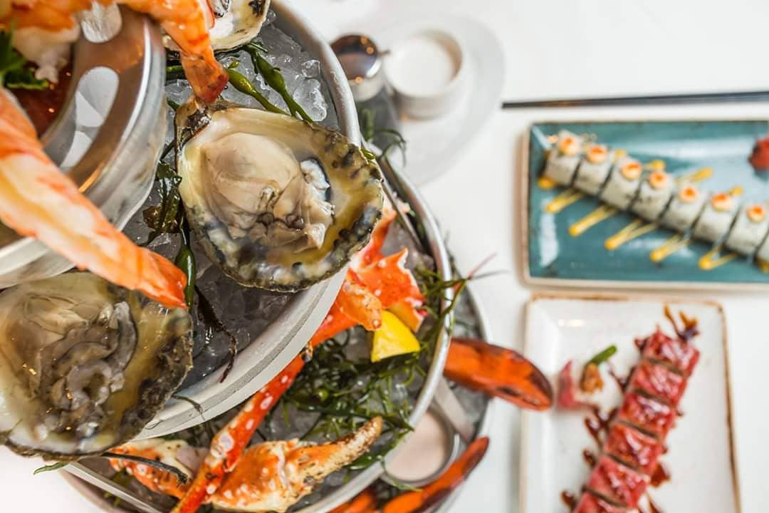 Seafood from Mitchells Ocean Club, Columbus