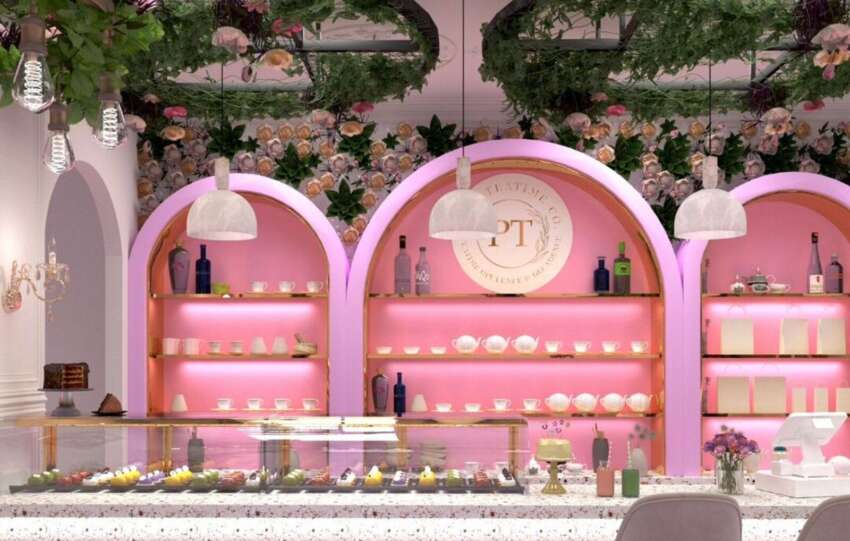 tea counter at posh