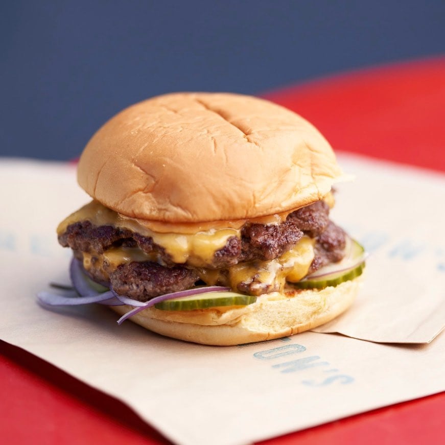 Smash burgers from Prestons Columbus, North Market