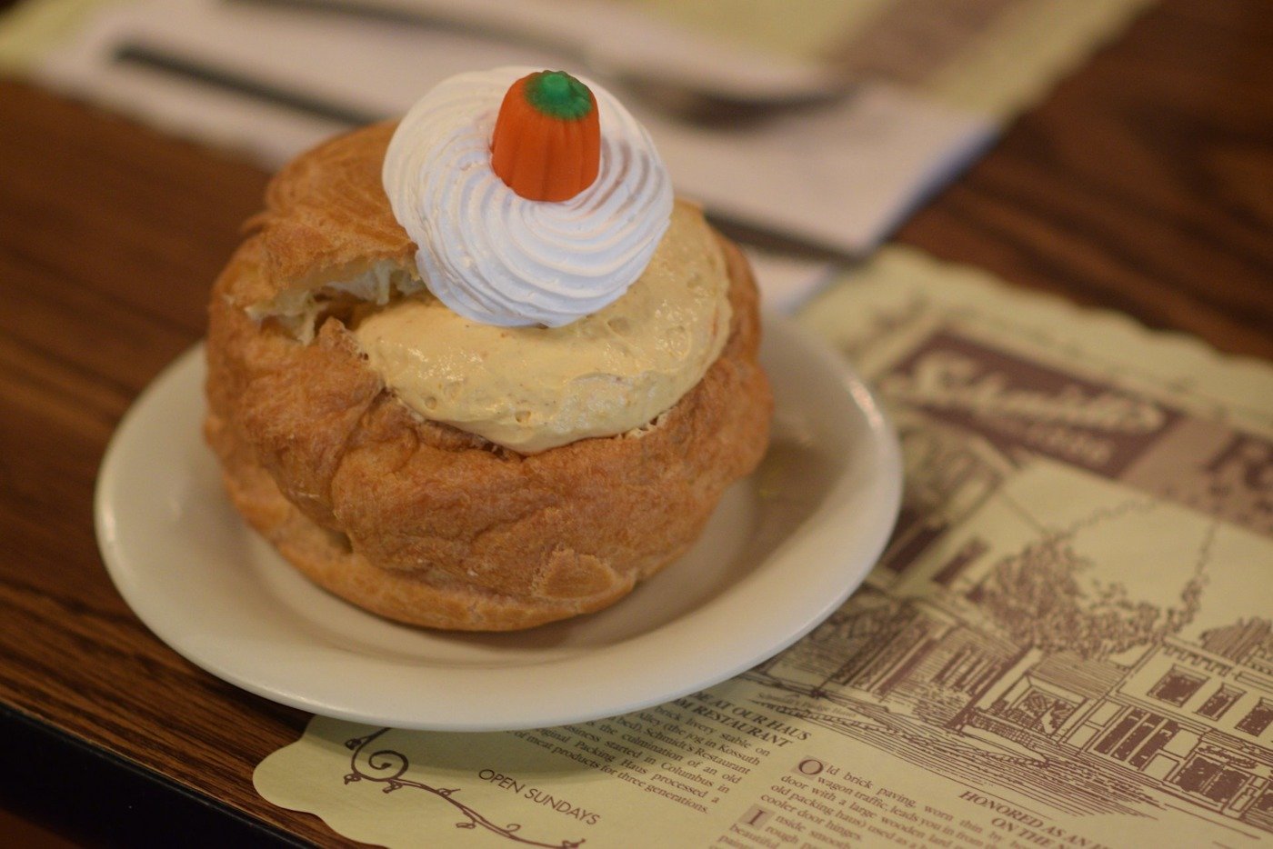 schmidts pumpkin cream puff